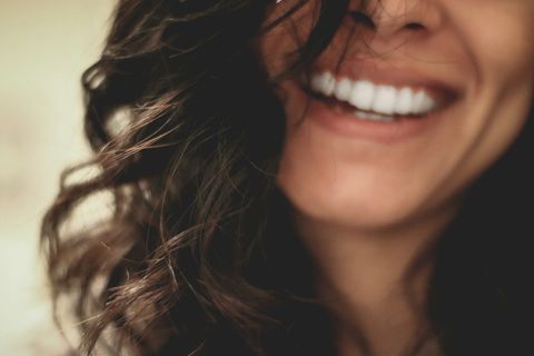 Le sourire d'une patiente